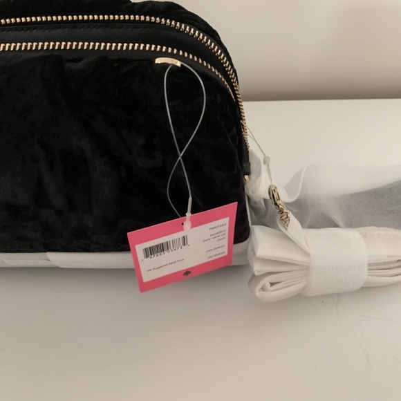 BNWT Kate Spade ♠️  party velvet cat clutch - Picture 4 of 8